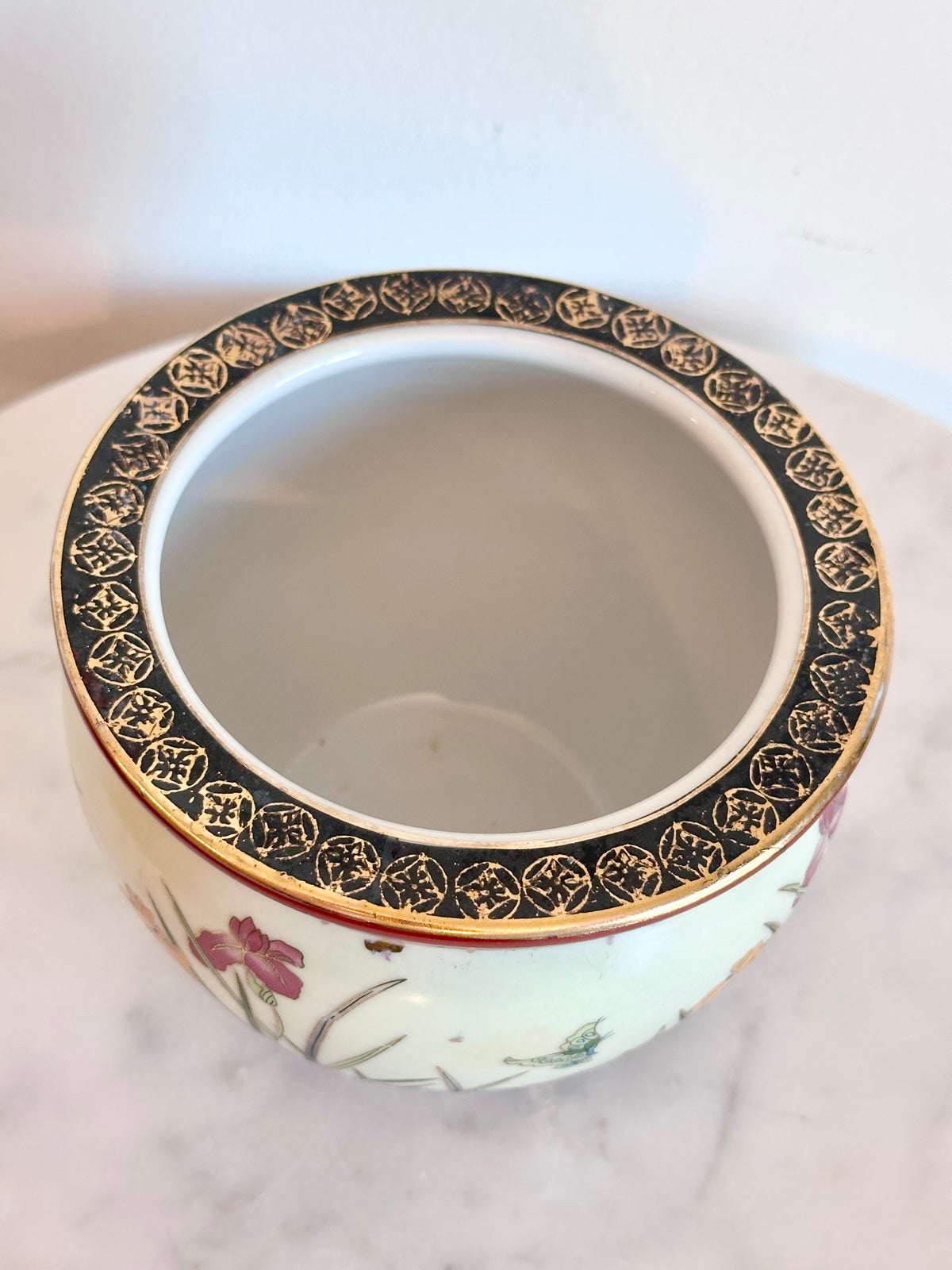 Vintage New England Pottery Ming Dynasty Koi Planter, photo 7