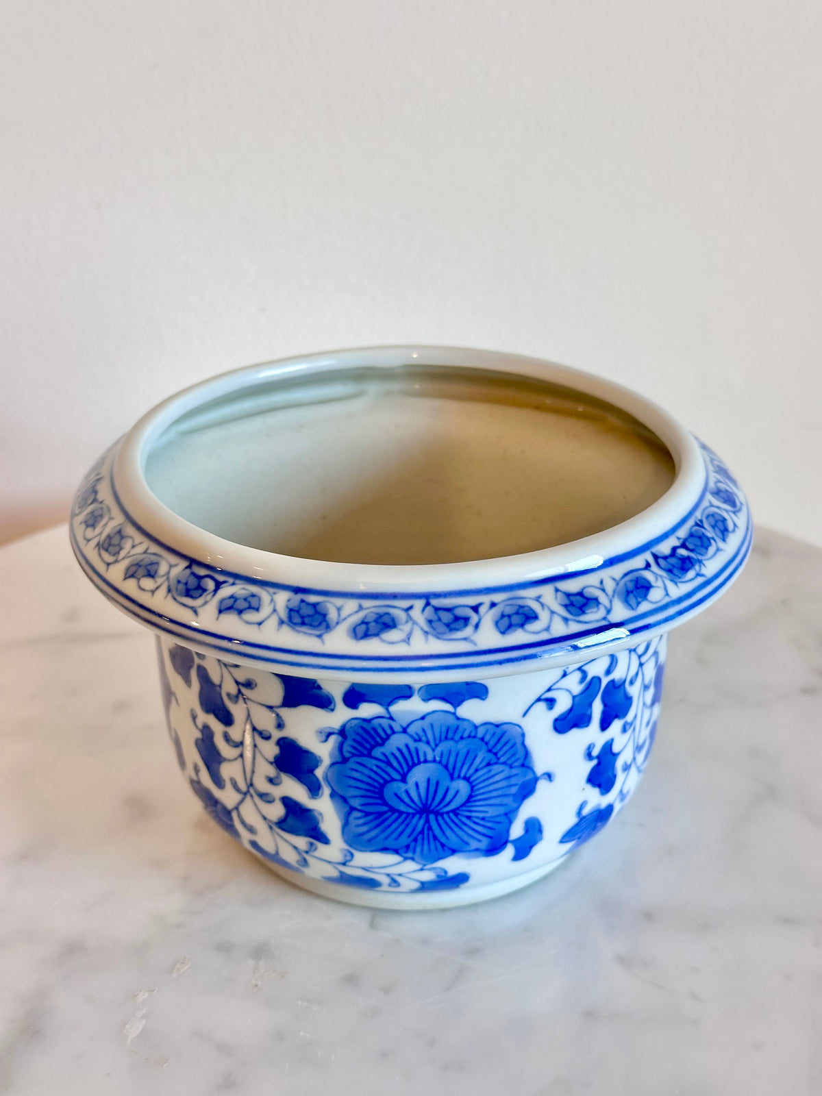 Blue & White Chinoiserie Planter, photo 2