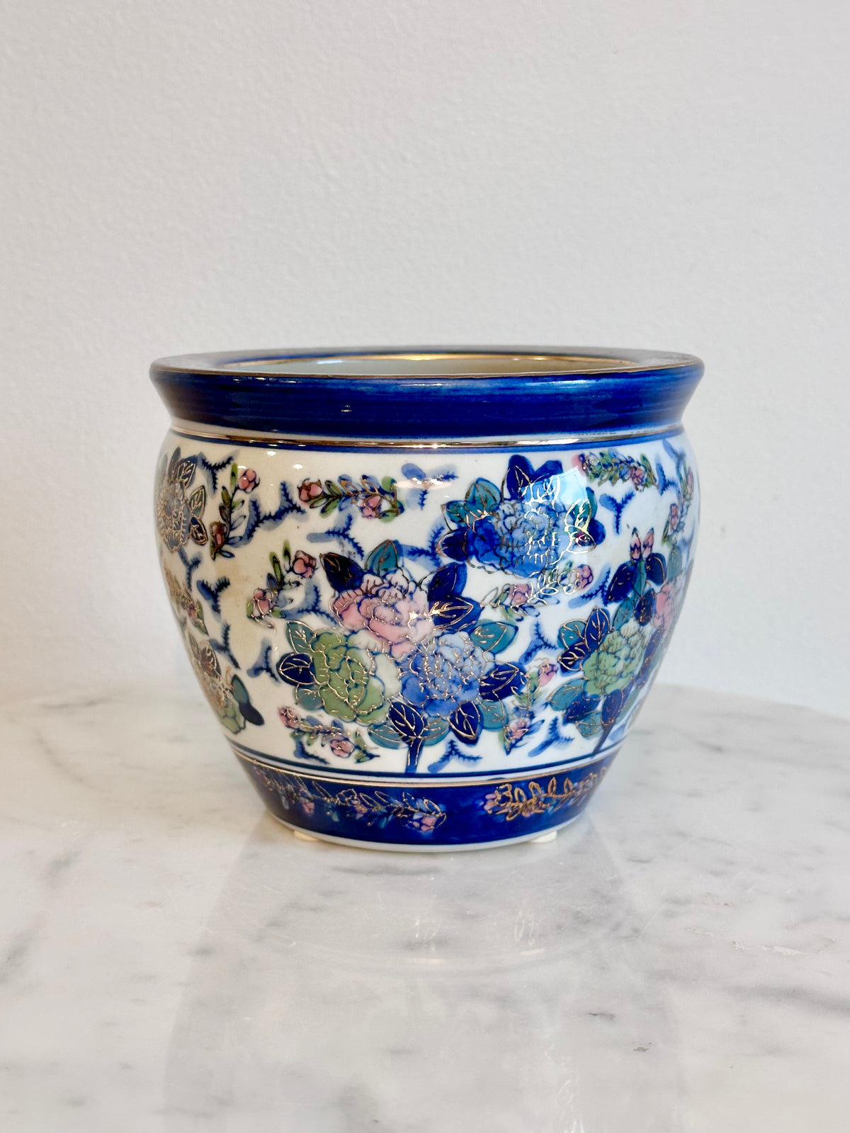 Chinoiserie Fishbowl Planter
