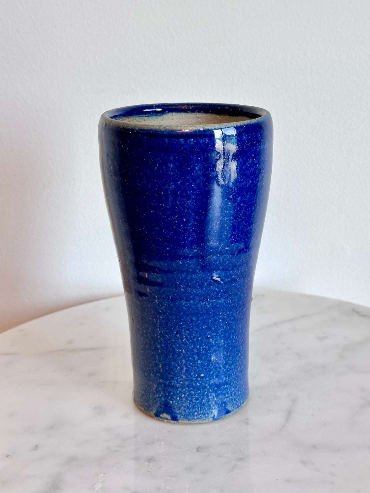 Studio Pottery Blue Tumbler, photo 3